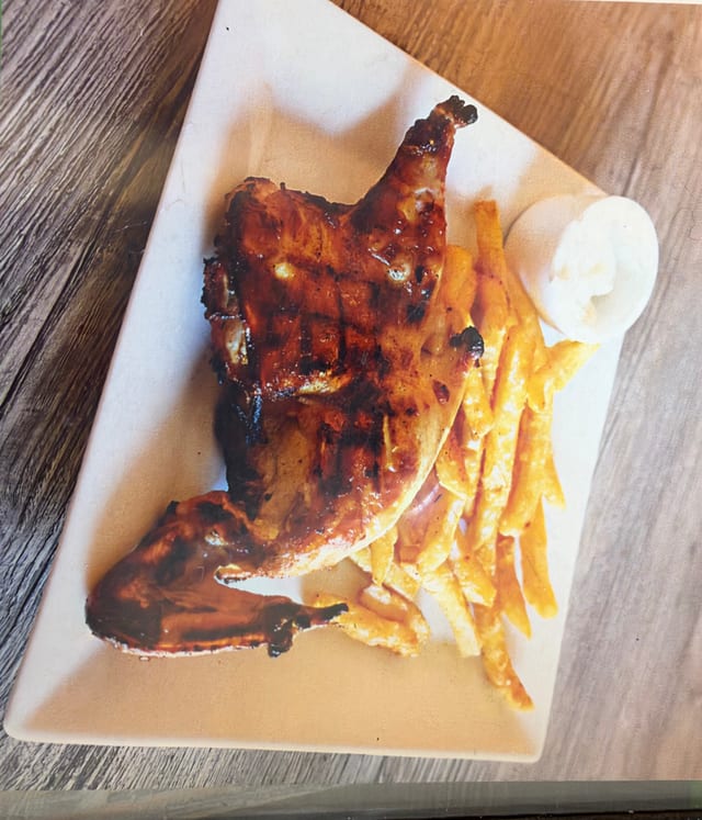Half Fired Grilled Chicken.