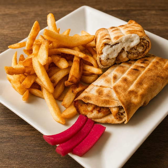 Chicken Kabob Sandwich.